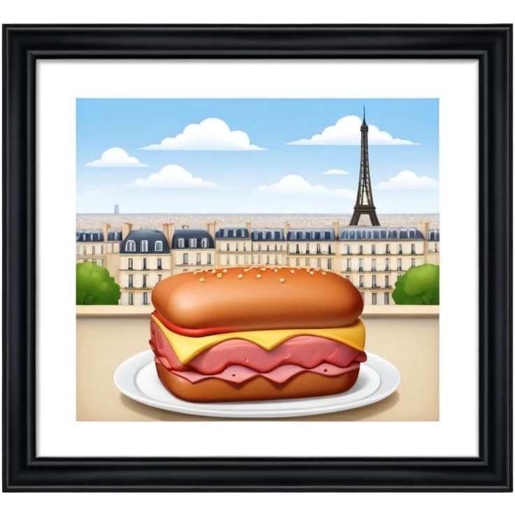 SPAM MEAT PARIS art gallery landscape  emoji