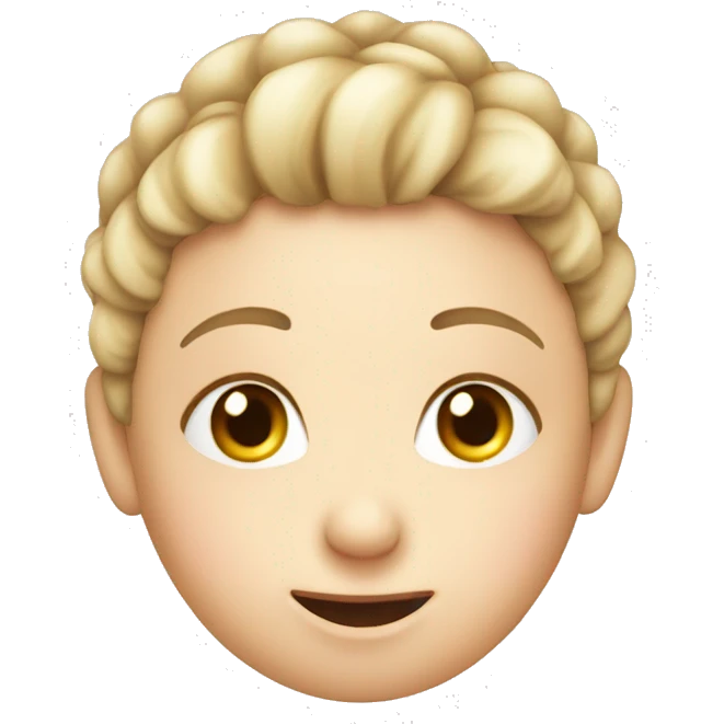 cute ball , white girl's face with this "._." facial expressione emoji