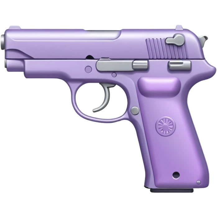 Pale purple gun emoji