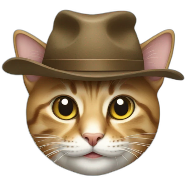 cat with a hat emoji