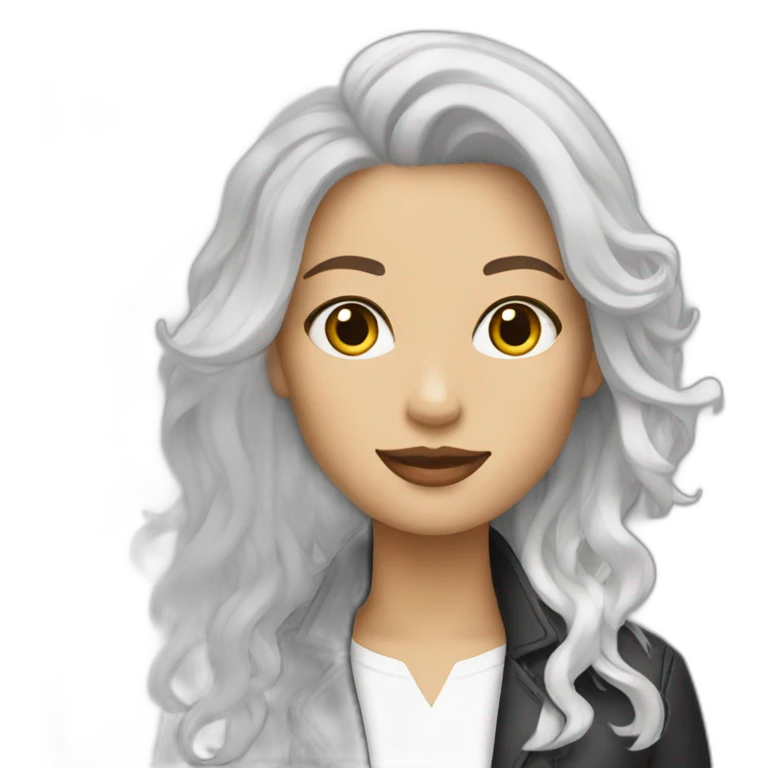 white stylist emoji