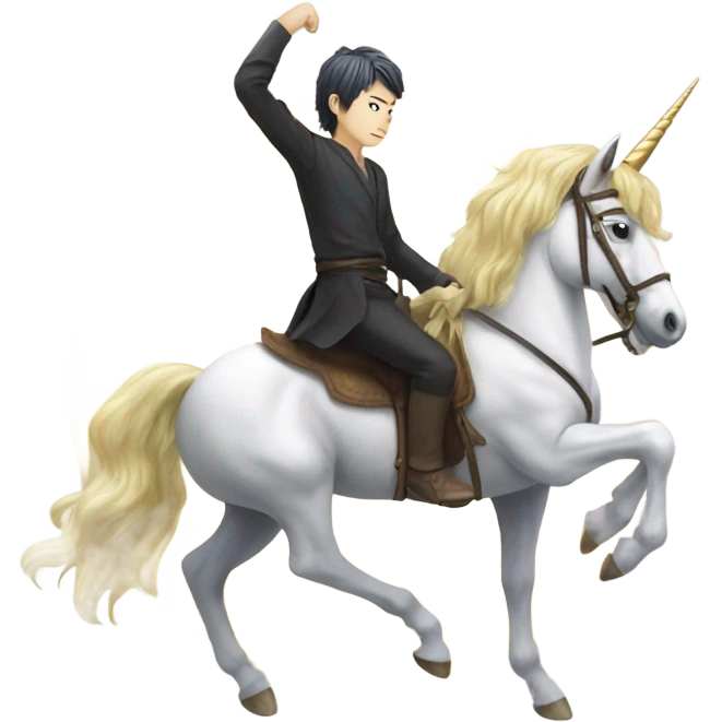 Kyogo furahashi on a unicorn emoji