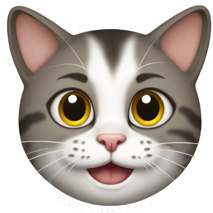 Silly cat emoji