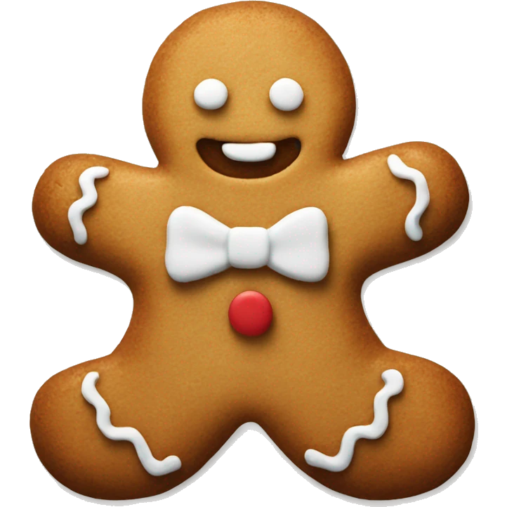 gingerbread man cookie emoji