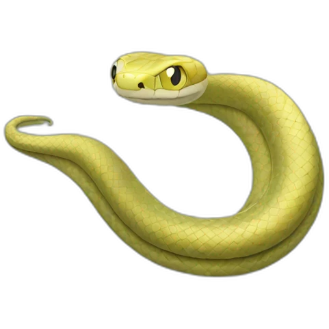 snake with hands emoji