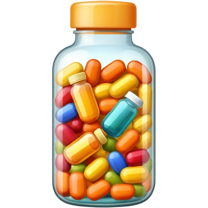 vitamins in bottle emoji