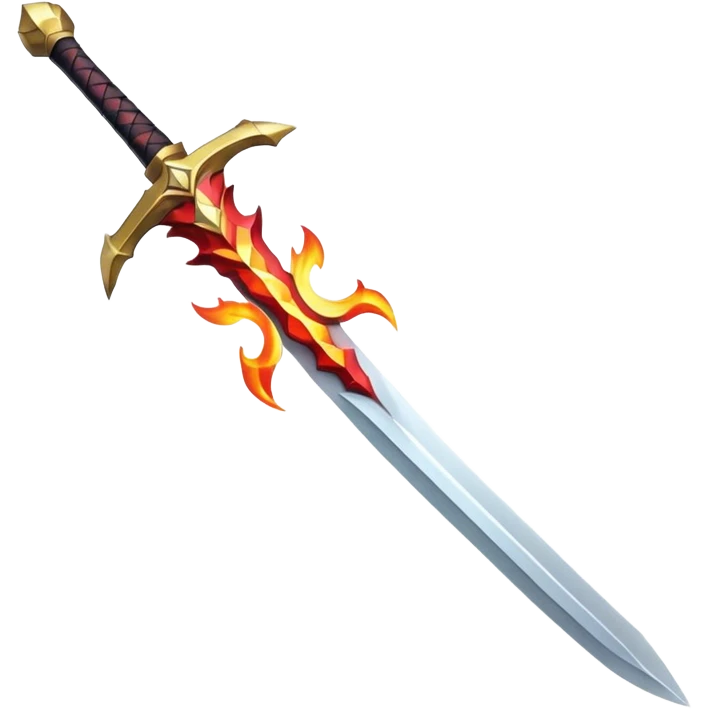 fire sword emblem emoji