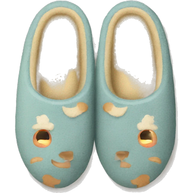 Cozy slippers emoji
