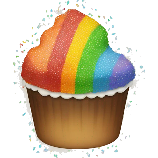 Rainbow Sprinkles emoji