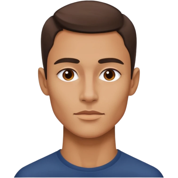 A person who has the sharpest jawline emoji