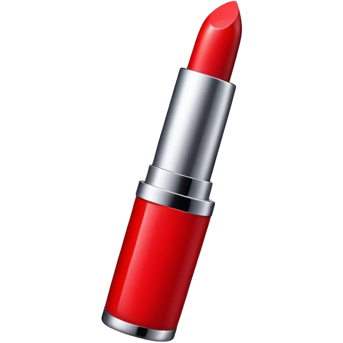 Lipstick in red color emoji