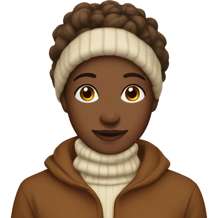 cozy fall brown vibe emoji