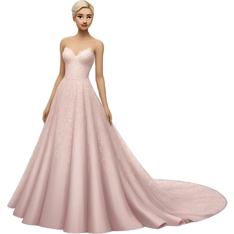 pink wedding dress  emoji