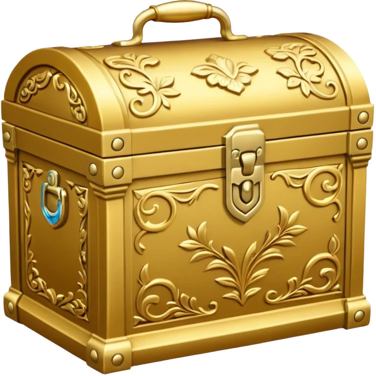 gold mealic chest  premium  emoji