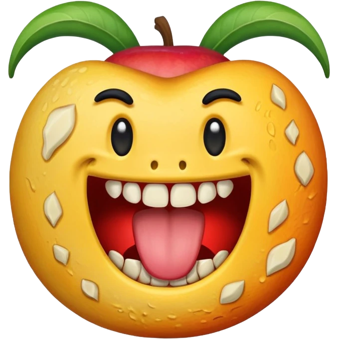 bitten food emoji