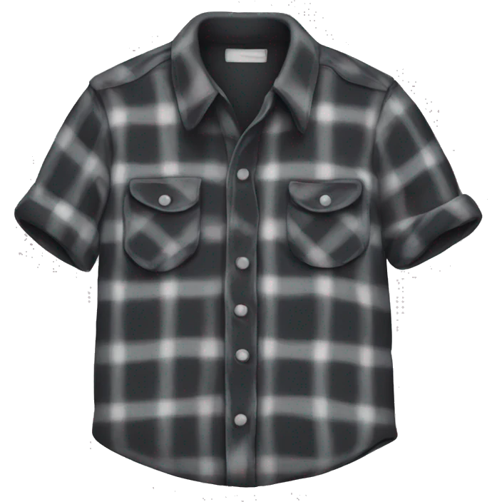 Flannel shirt  emoji