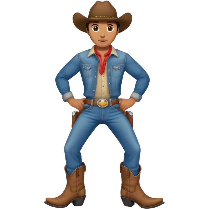 cowboy twerking emoji