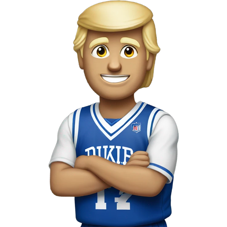 Donald Trump Duke Blue Devils emoji