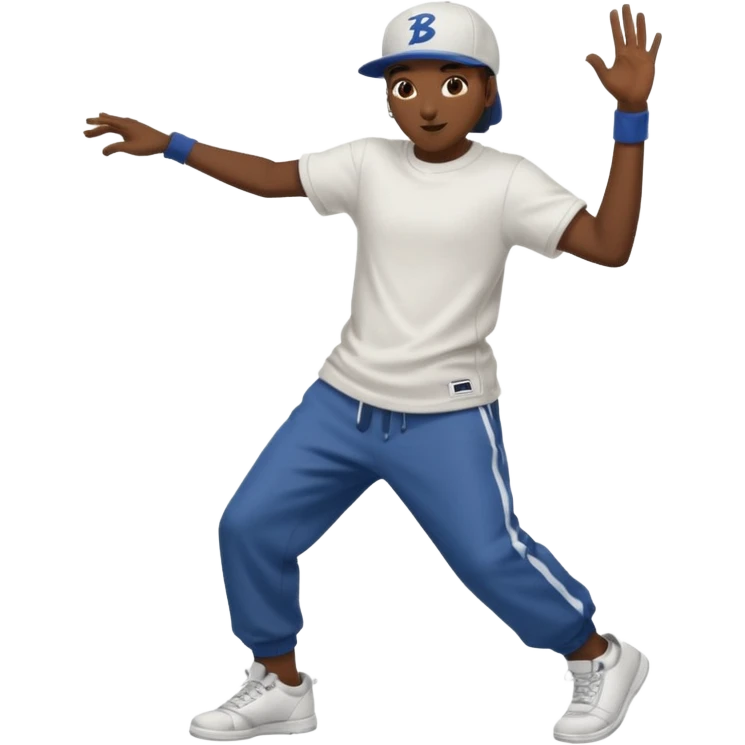 hip hop dancing emoji