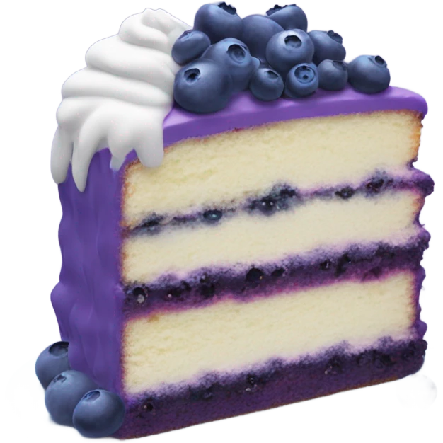 Blueberry  cake emoji