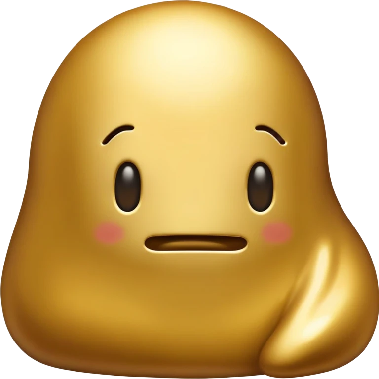 golden poop, no face emoji