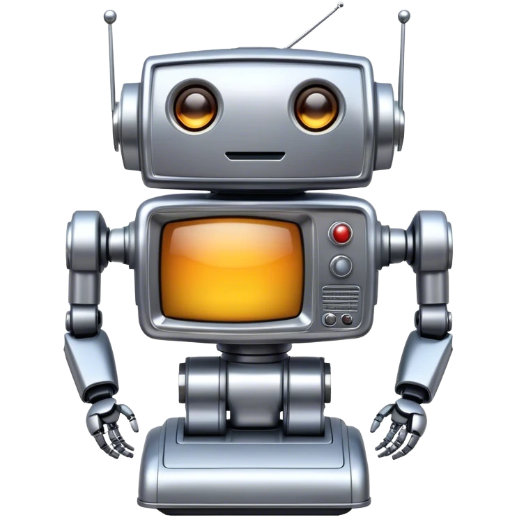 Tv robot emoji