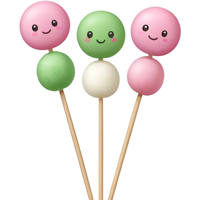 Sakura dango emoji