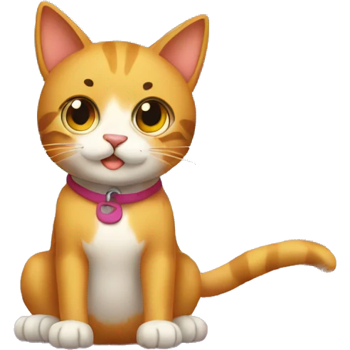 cat in the gym doing terra emoji