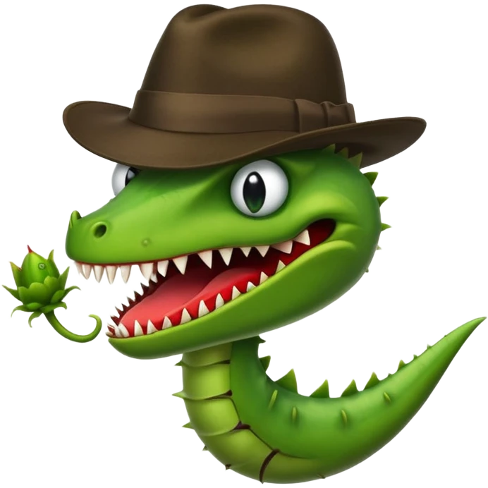 Gangster Venus fly trap  emoji