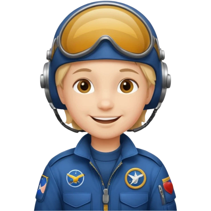 Kid pilots emoji