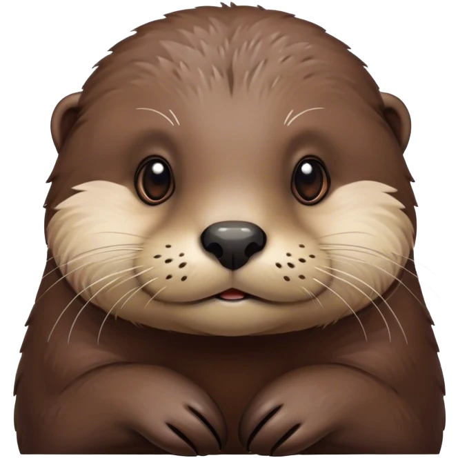 Sad otter emoji