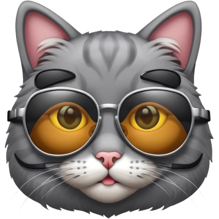 Cat wearing sunglasses emoji