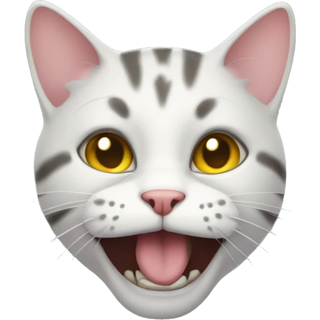 A mewing cat emoji