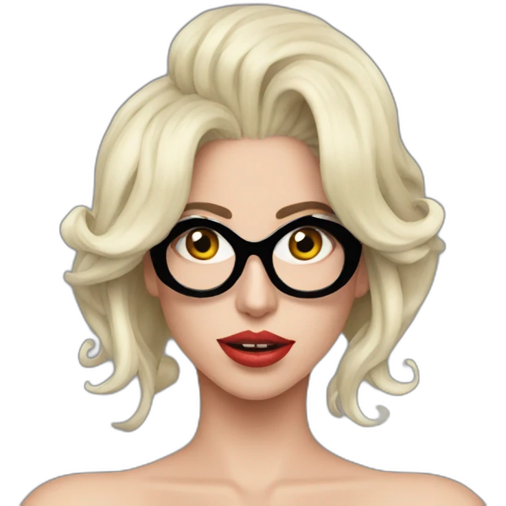 Lady Gaga vestida de carne emoji