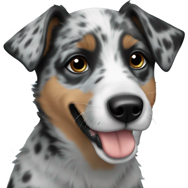 puppy blue heeler emoji