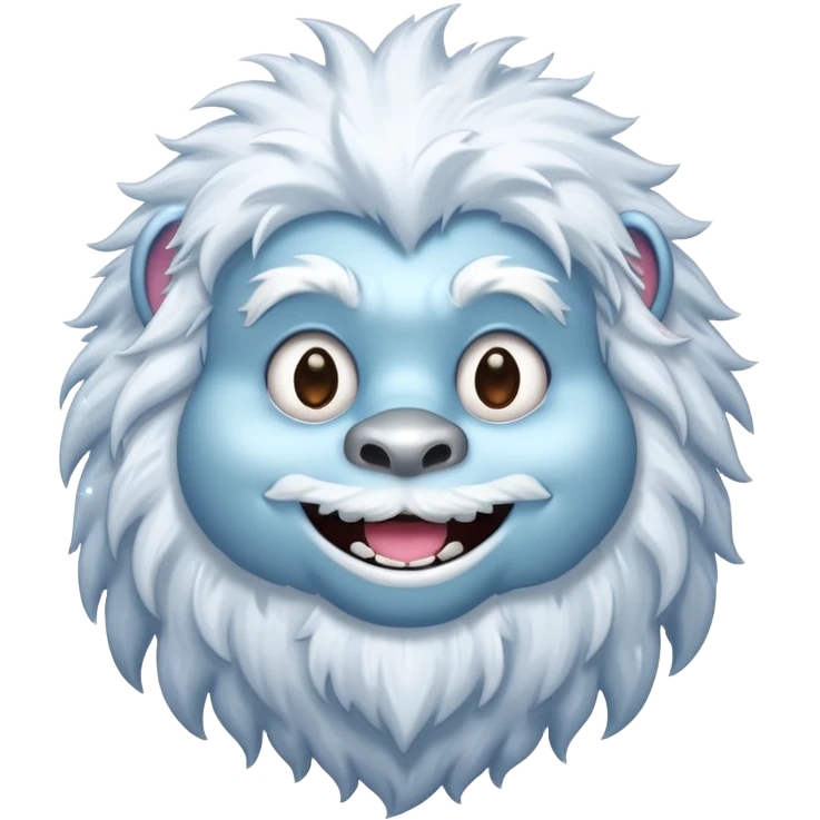 glitter yeti emoji