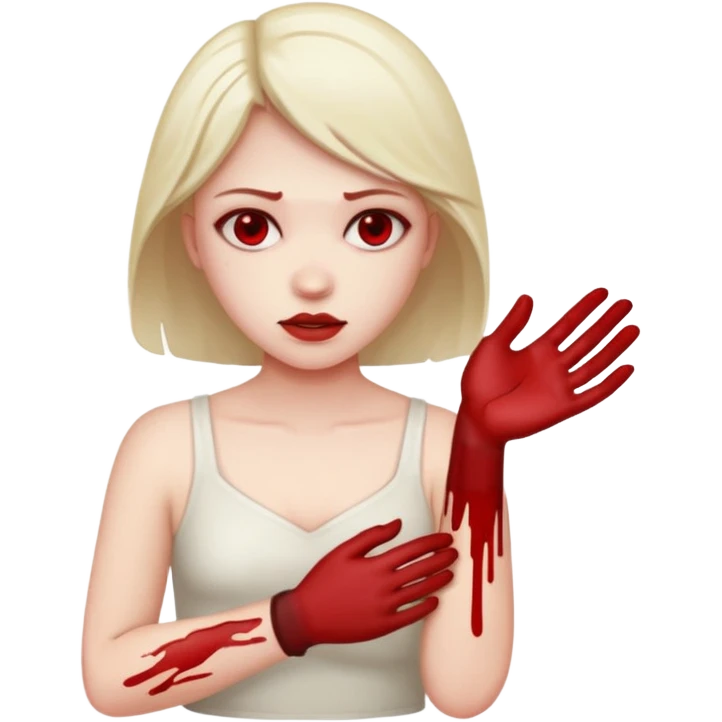 cutting wrist  emoji