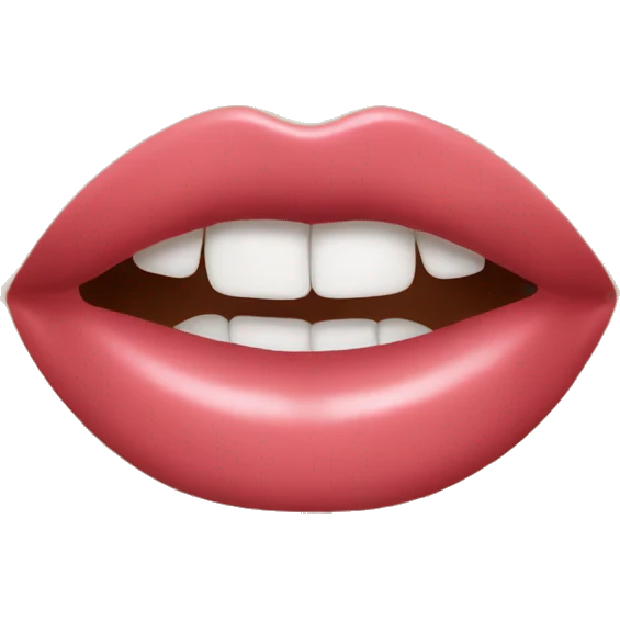 Lip gloss emoji