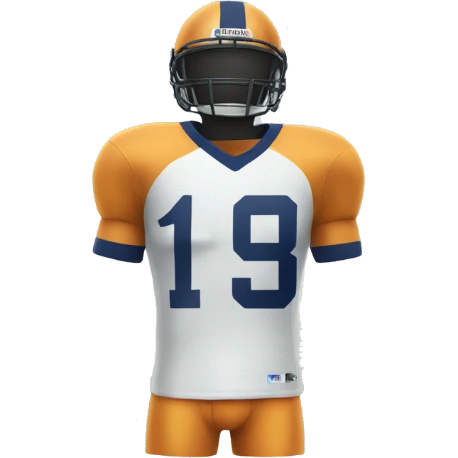 Football jersey number 1 emoji
