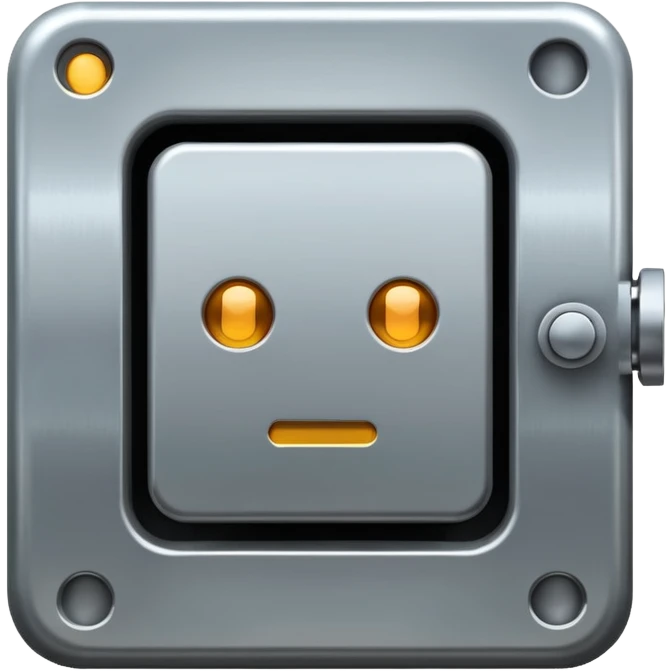 square metal machine emoji