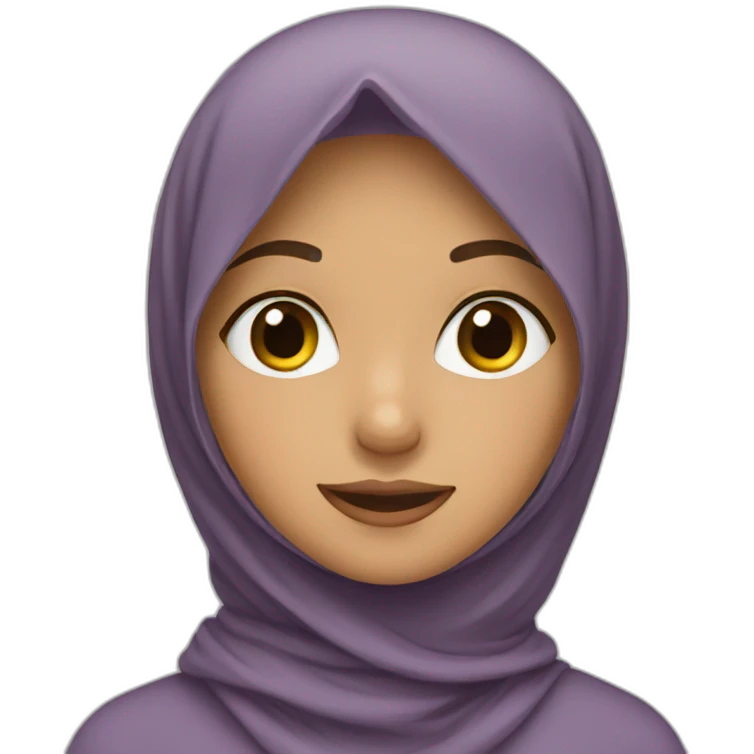 a girl in hijab emoji