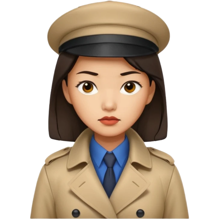 female detective, asian emoji