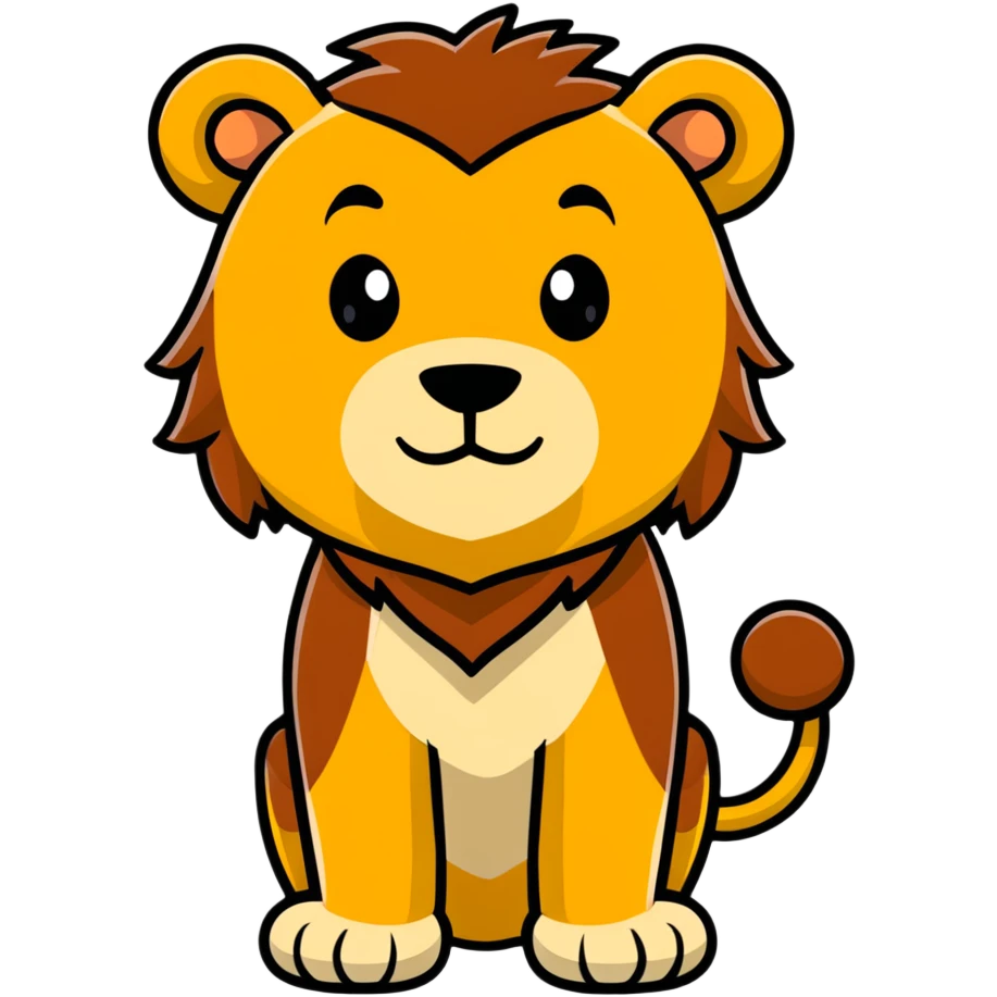 flirtatious lion looking sideways with suggestive expression emoji