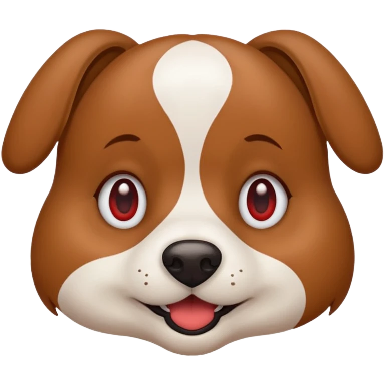 Chien avec des cœur dans les yeux  emoji