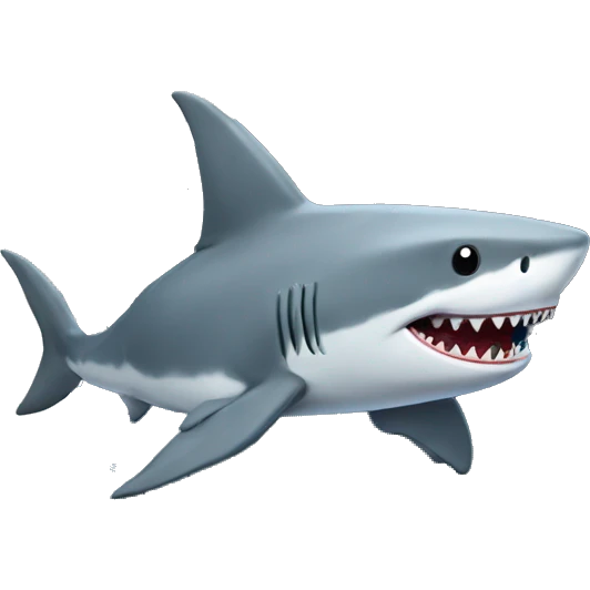 shark on the moon emoji