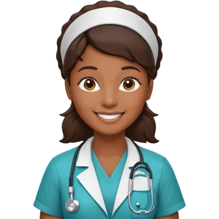 Black nurse emoji
