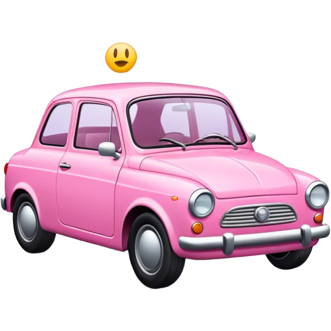 Pink car emoji