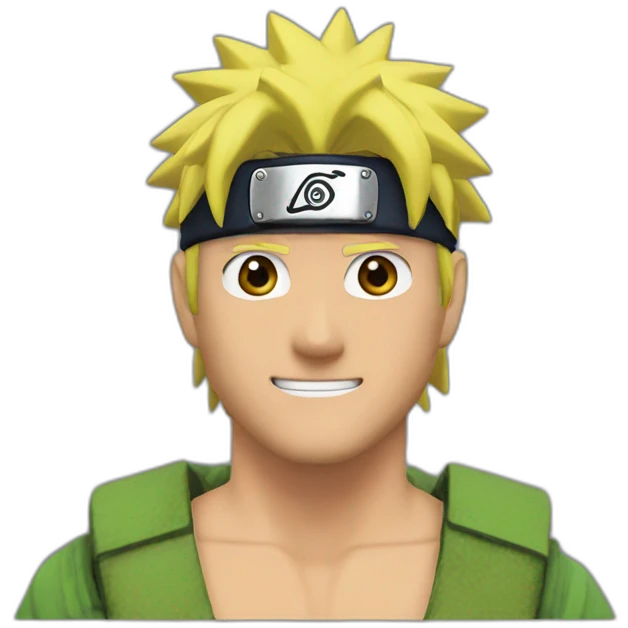 Naruto is a green screen emoji