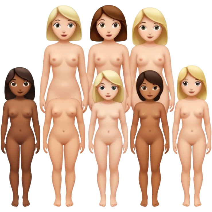 Nude women emoji