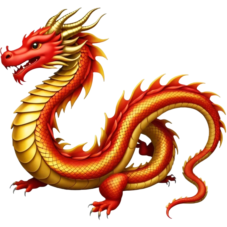 Chinese dragon tail  emoji